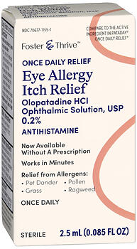 Olopatadine HCl Ophthalmic Solution 0.2% (2.5 ml) - FT